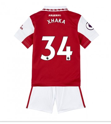 Arsenal Granit Xhaka #34 Hjemmedraktsett Barn 2022-23 Kortermet (+ Korte bukser)